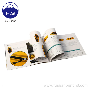 Profissional Advertising Print Softcover Product Catalogue